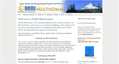 Desktop Screenshot of namimultnomah.org